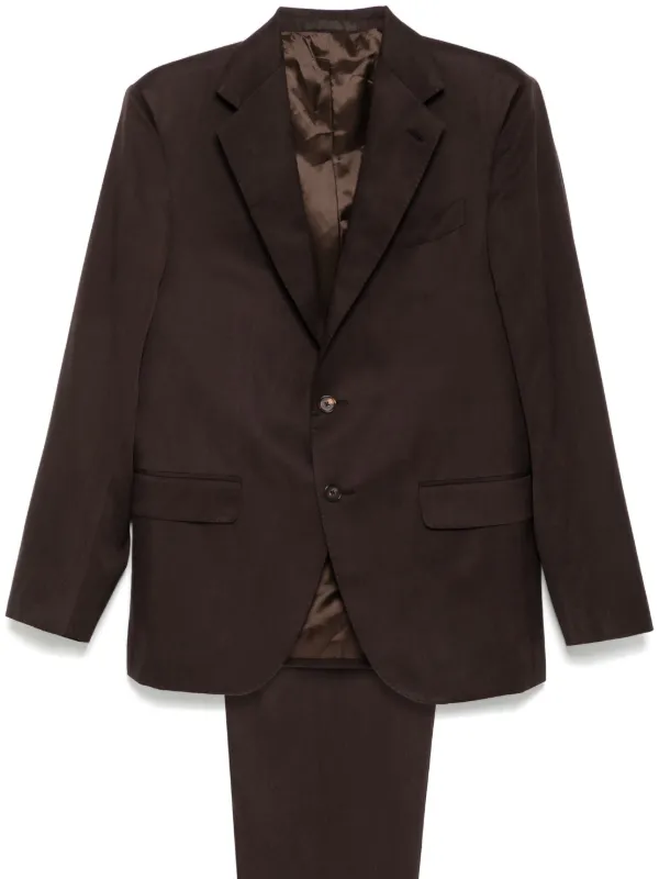 Caruso シングルスーツ | ブラウン | FARFETCH JP