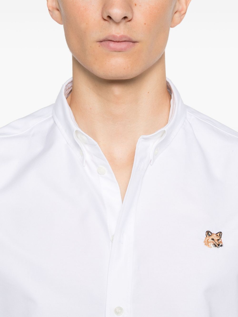 Cheap Maison Kitsune Mini Fox Head shirt Men