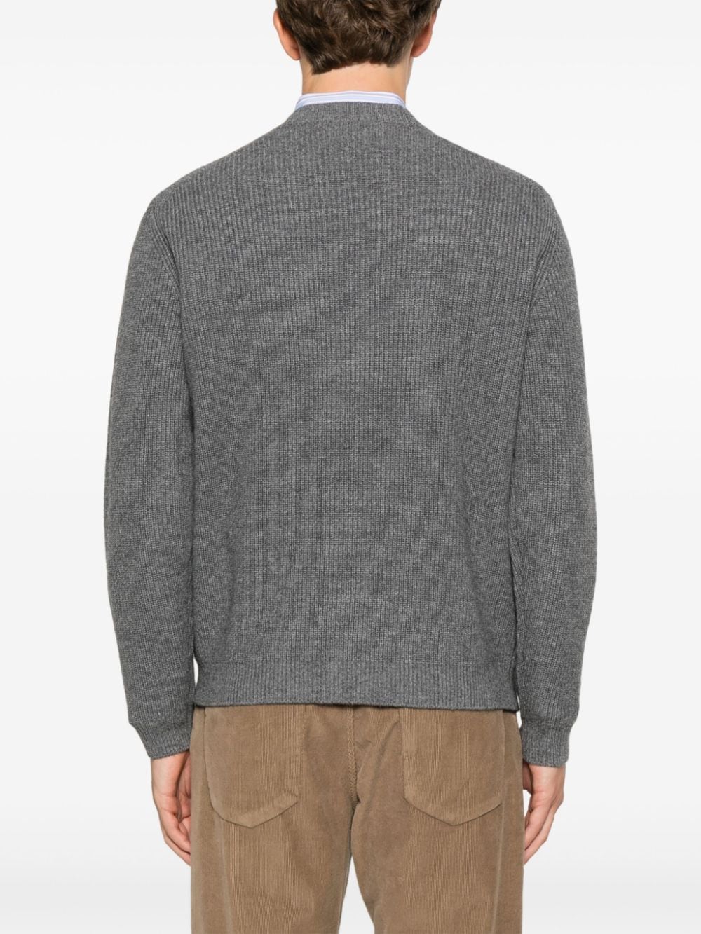 MAISON KITSUNÉ BOLD FOX HEAD-PATCH CARDIGAN 