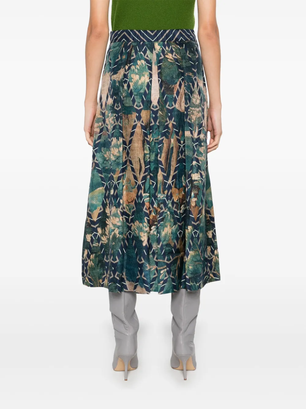 Pierre-Louis Mascia Midi-rok Blauw