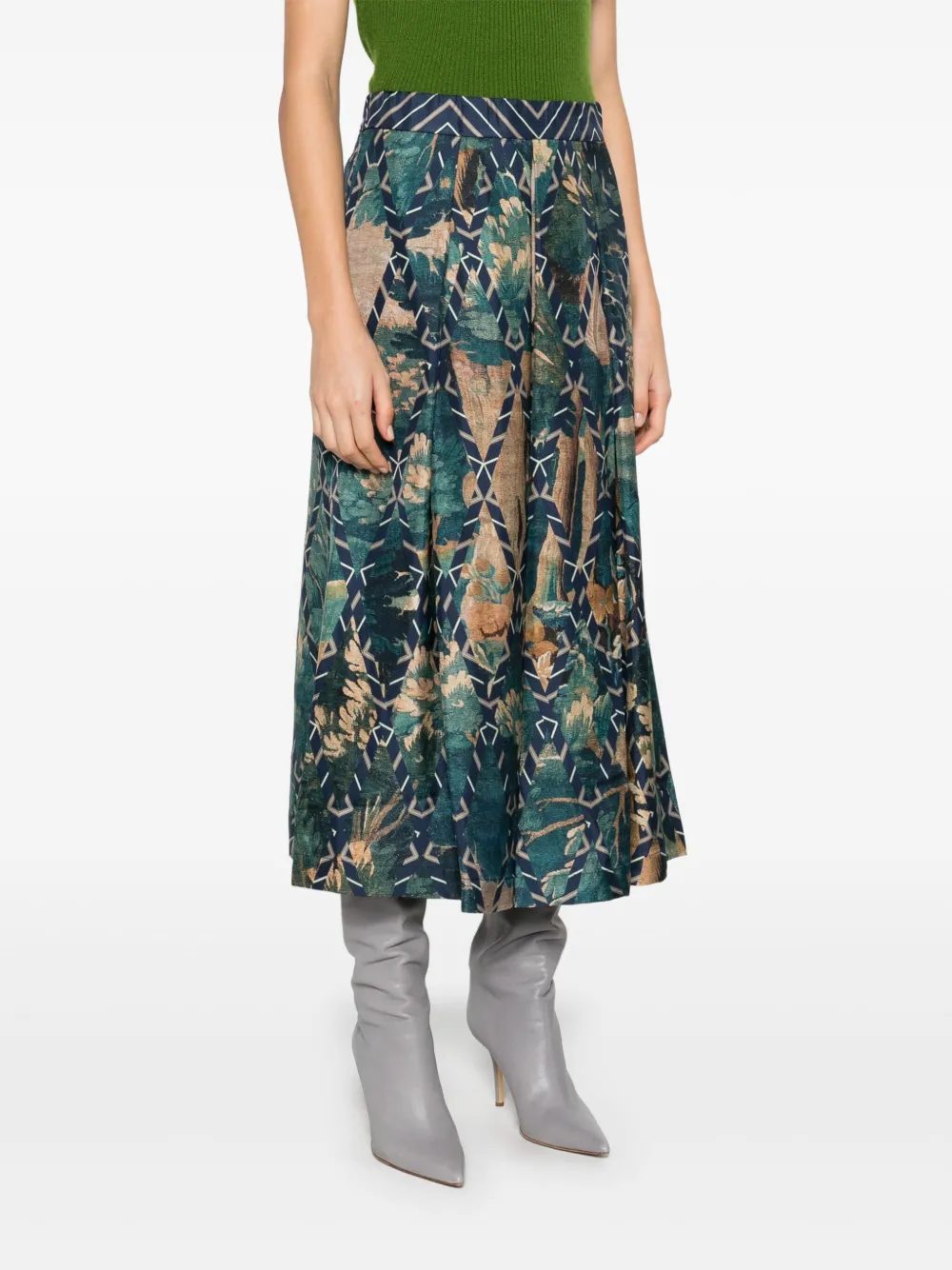 Pierre-Louis Mascia Midi-rok Blauw