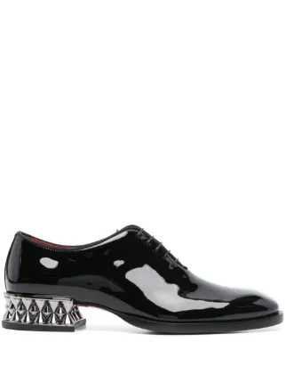 Christian Louboutin Corteo On Spikes Oxford Shoes Black FARFETCH AM