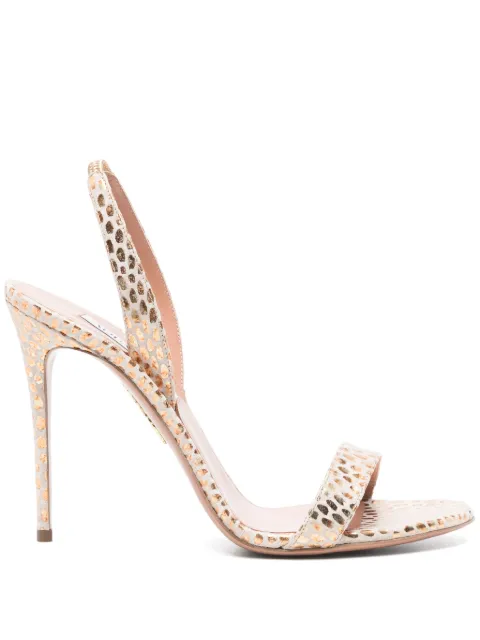 Aquazzura 105mm So Nude sandals