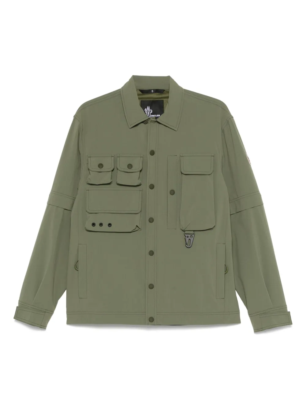 Moncler Grenoble Tatra shirtjack Groen