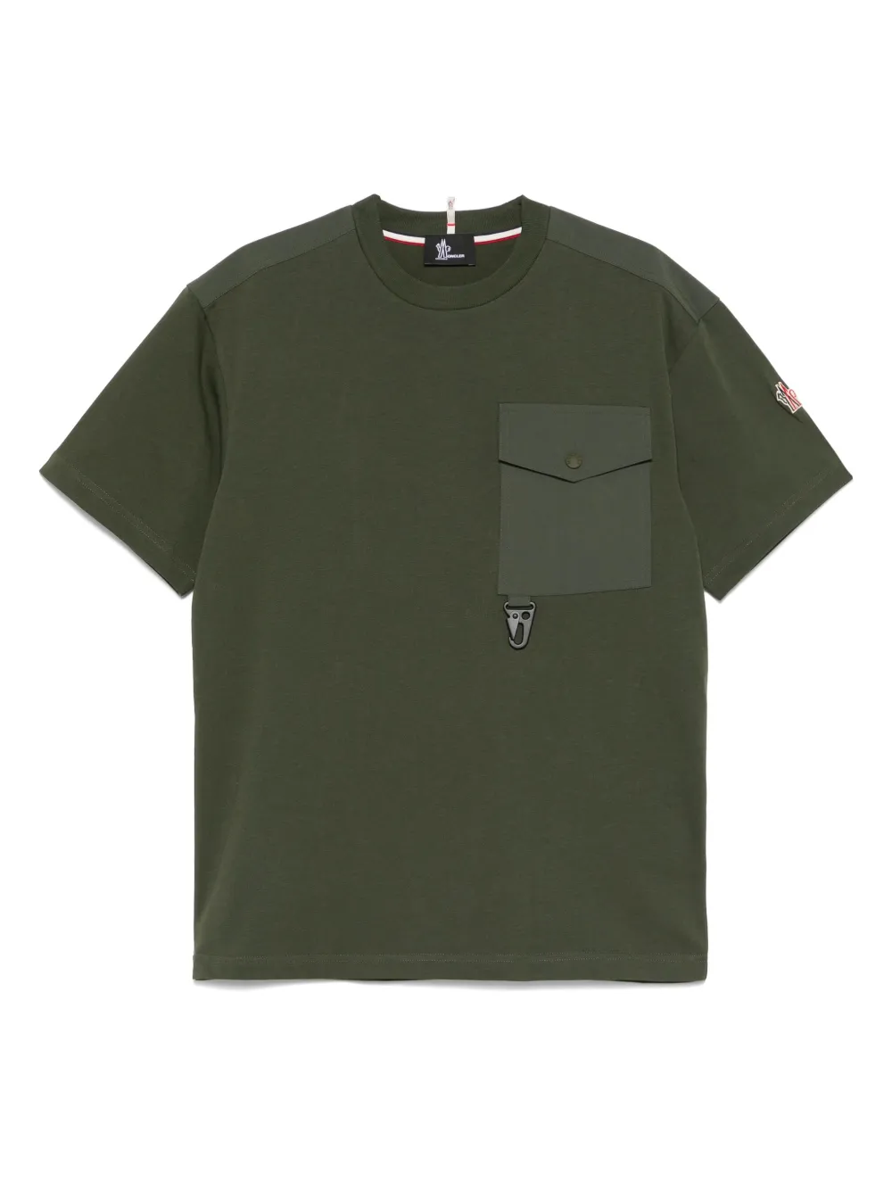 Moncler Grenoble playera de algodón | verde | Image 1