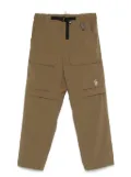 Moncler Grenoble froisse technique cargo trousers - Green
