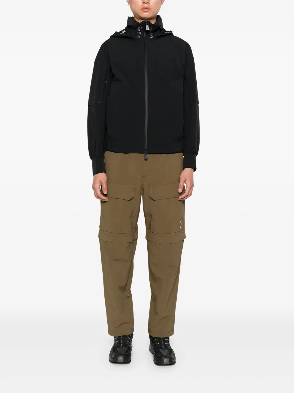 Moncler Grenoble Froisse Technique cargo broek - Groen