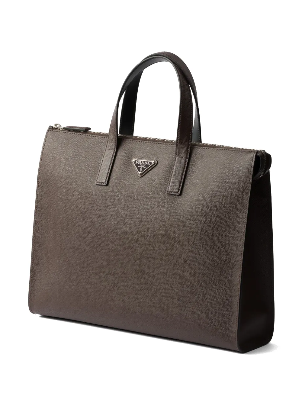 Prada Leren shopper Bruin