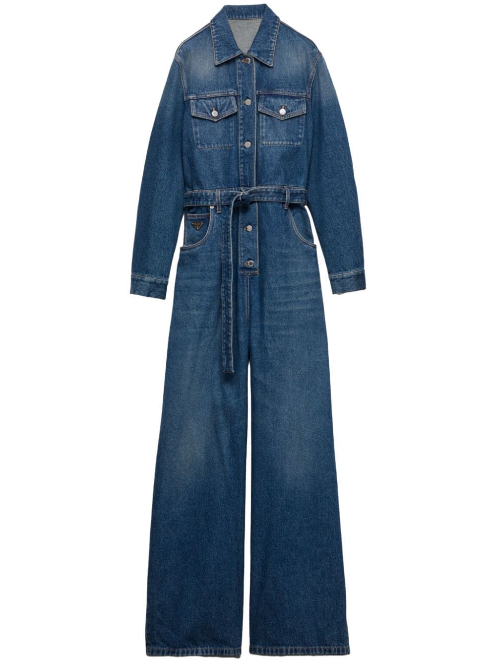 Prada Spijker jumpsuit Blauw