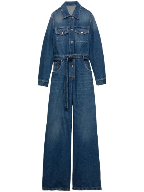 Prada combinaison en jean - Bleu - Prada - Modalova