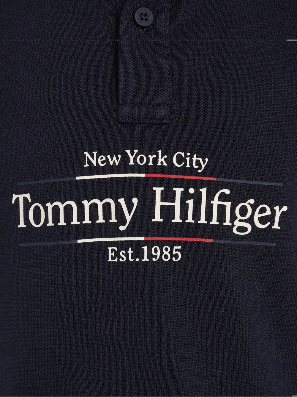 Tommy Hilfiger Junior Poloshirt met geborduurd logo Blauw