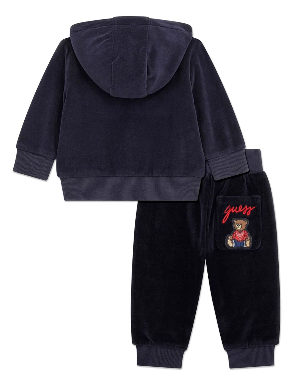 guess kids velour tracksuit - Blue