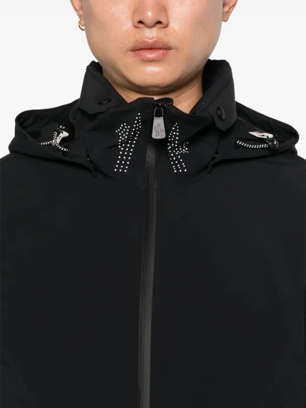 Moncler Grenoble Tesso Hooded Jacket | Black | FARFETCH