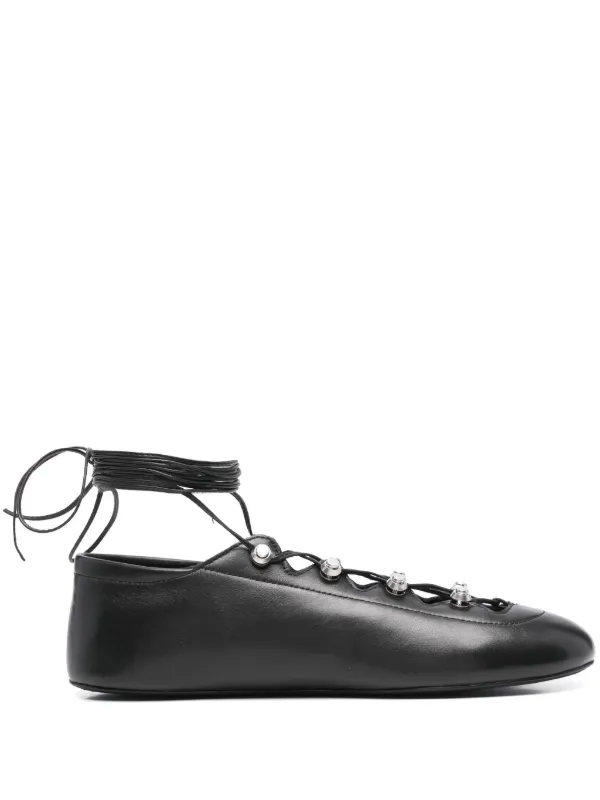 Alexander Wang Vyolette Ballet Flats in Black