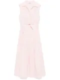 SANDRO crystal-embellished midi dress - Pink