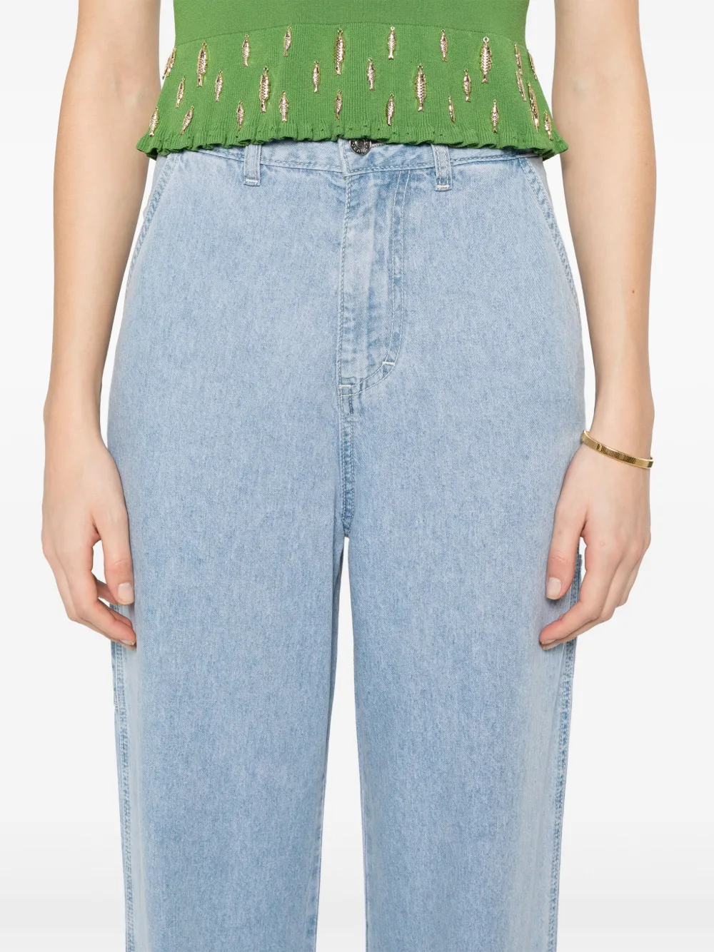 SANDRO Cargo jeans Blauw