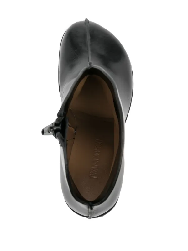 【関税込み】JW Anderson ブラック Twisted Heel アンクルブーツ JW Anderson 100mm twisted-heel Boots | Black | FARFETCH AZ
