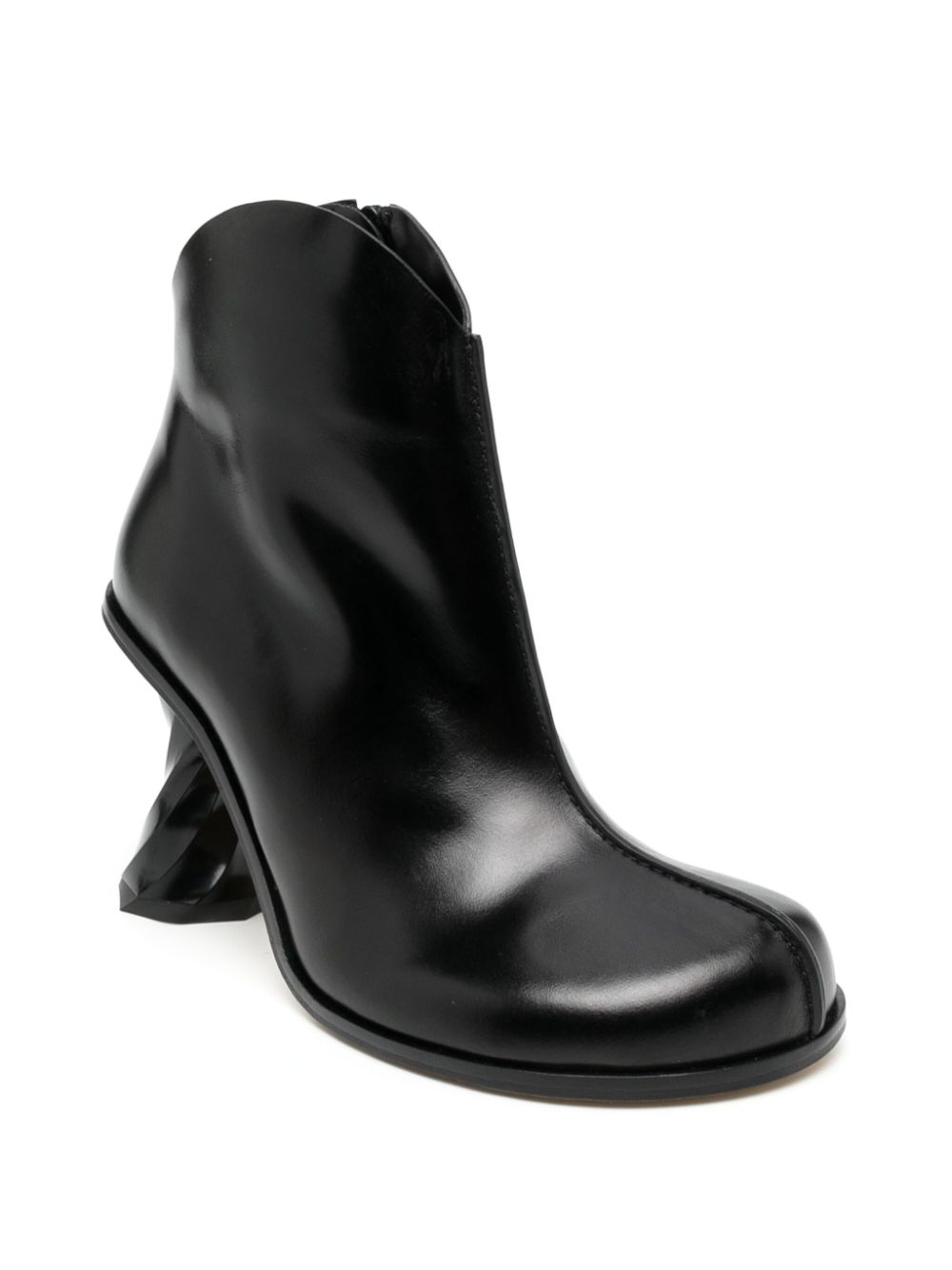 JW Anderson 100mm twisted-heel boots - Black