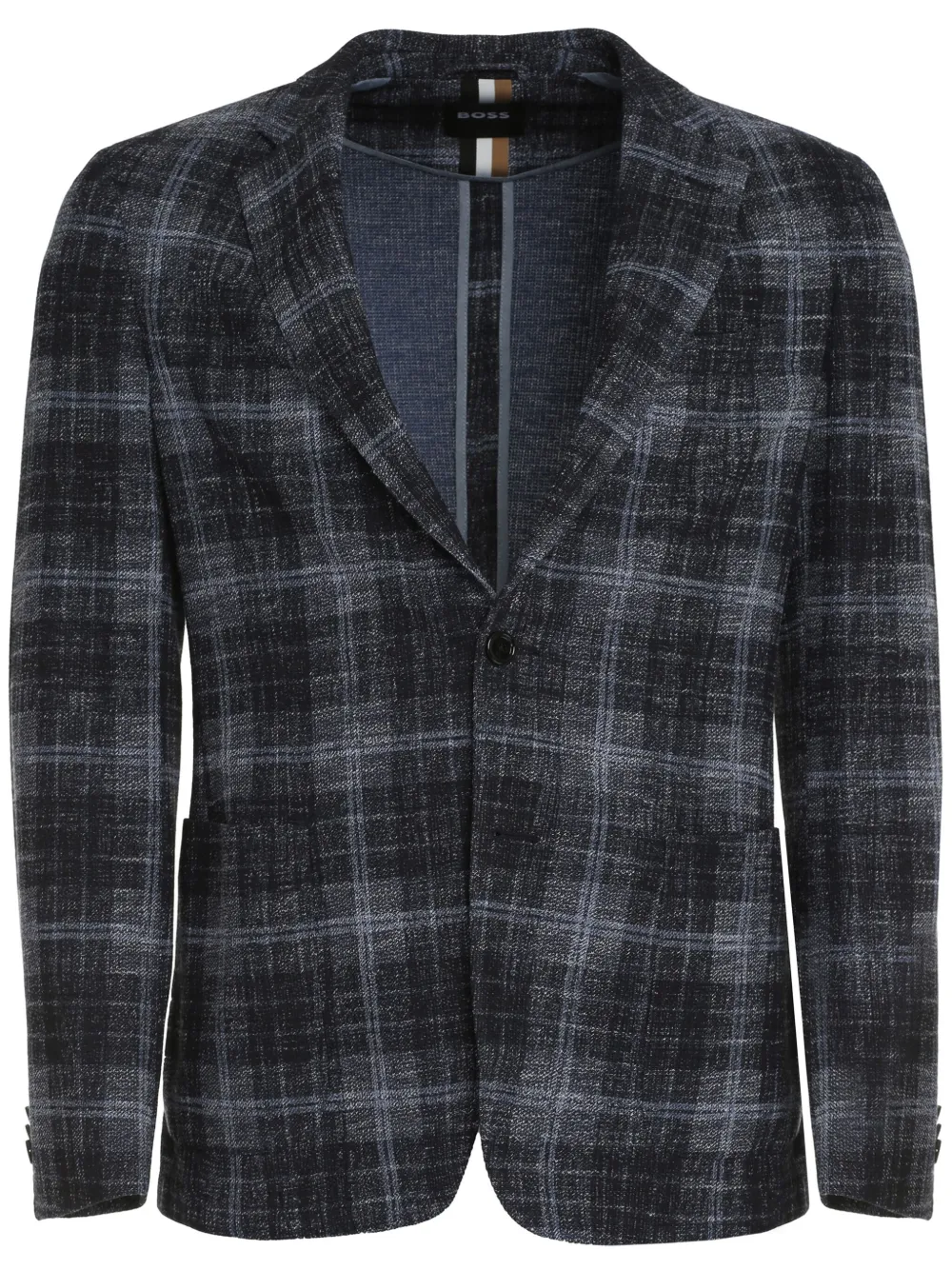 BOSS Blazer a quadri - Blu