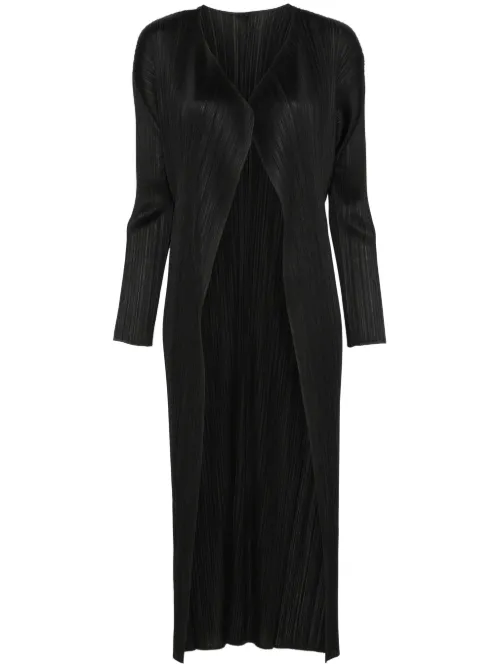 Manteau à effet plissé - Pleats Please Issey Miyake - Modalova