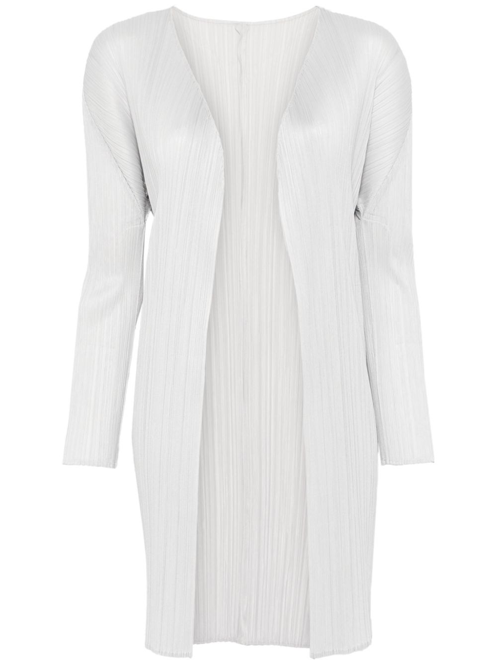 Pleats Please Issey Miyake Vest met plissé-effect Grijs