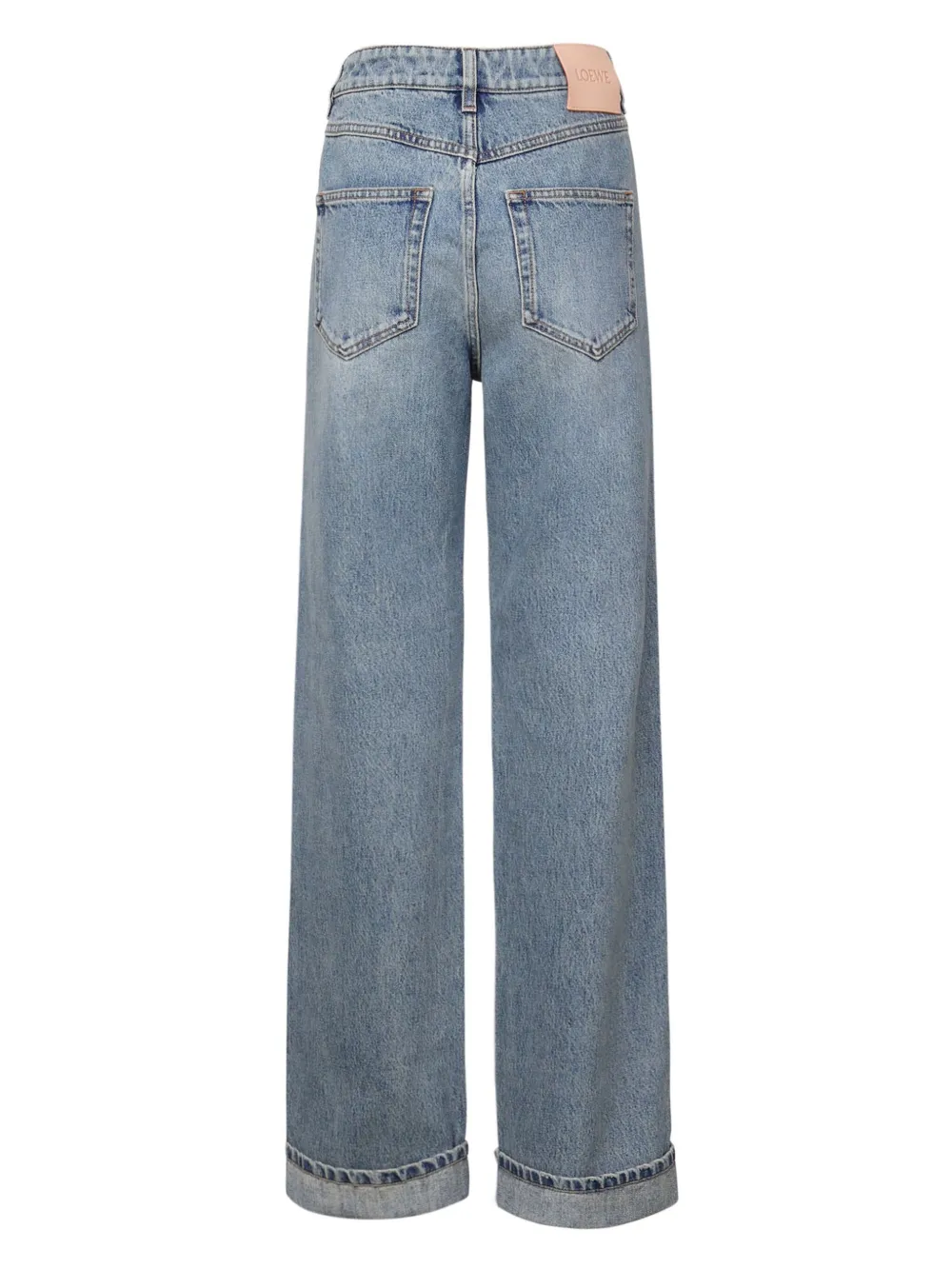 LOEWE Jeans met logopatch - Blauw