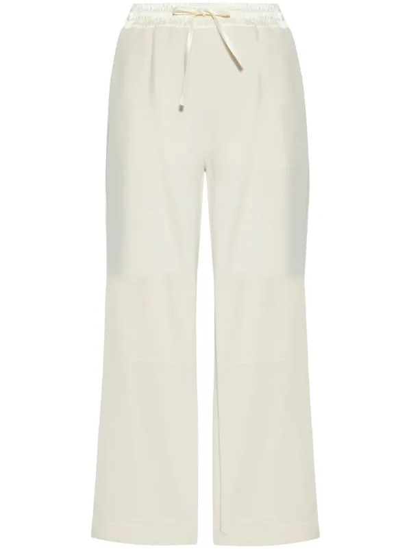 Jil Sander Drawstring wide-leg Trousers | Neutrals | FARFETCH