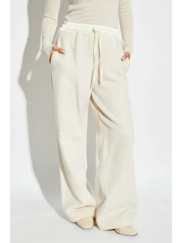 Jil Sander Drawstring wide-leg Trousers | Neutrals | FARFETCH