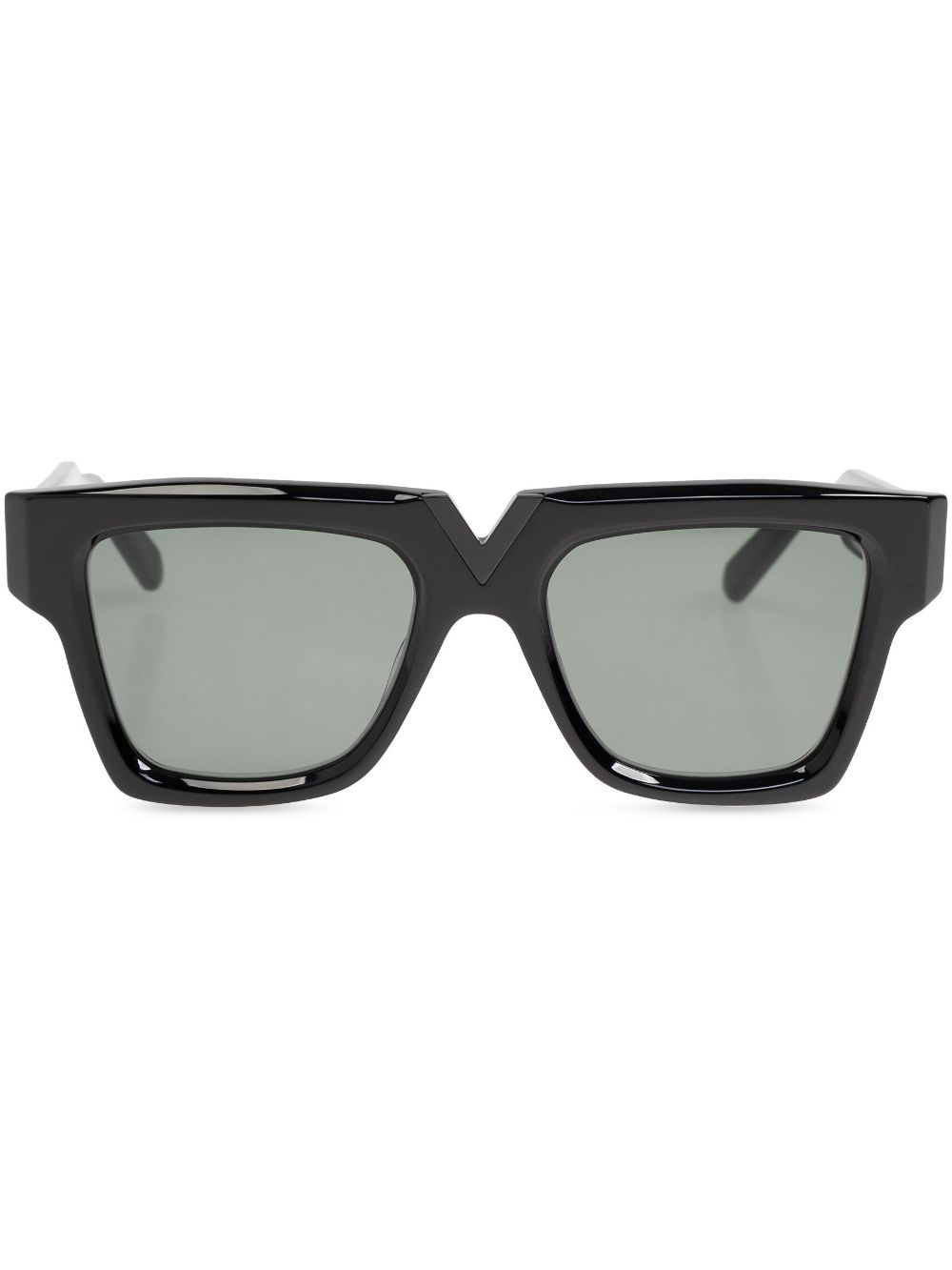 VALENTINO GARAVANI EYEWEAR Zonnebril met wayfarer montuur Zwart