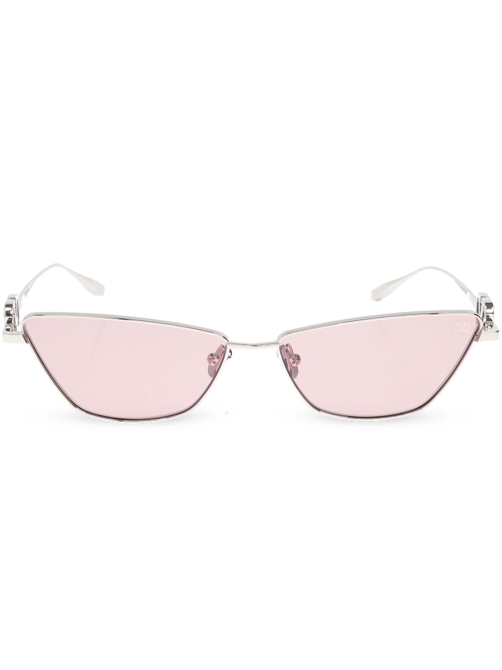 VALENTINO GARAVANI EYEWEAR Zonnebril met cat-eye montuur Zilver