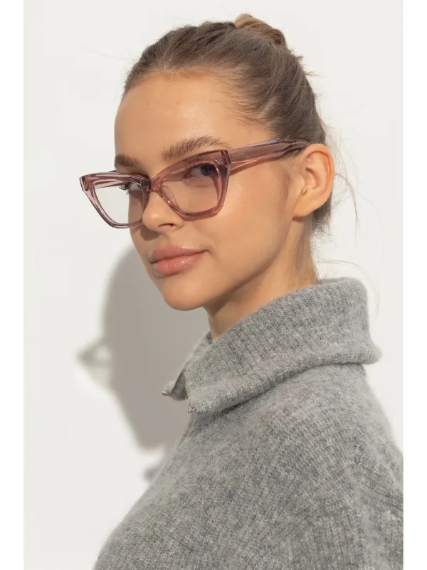 VALENTINO GARAVANI EYEWEAR キャットアイ眼鏡フレーム | ピンク