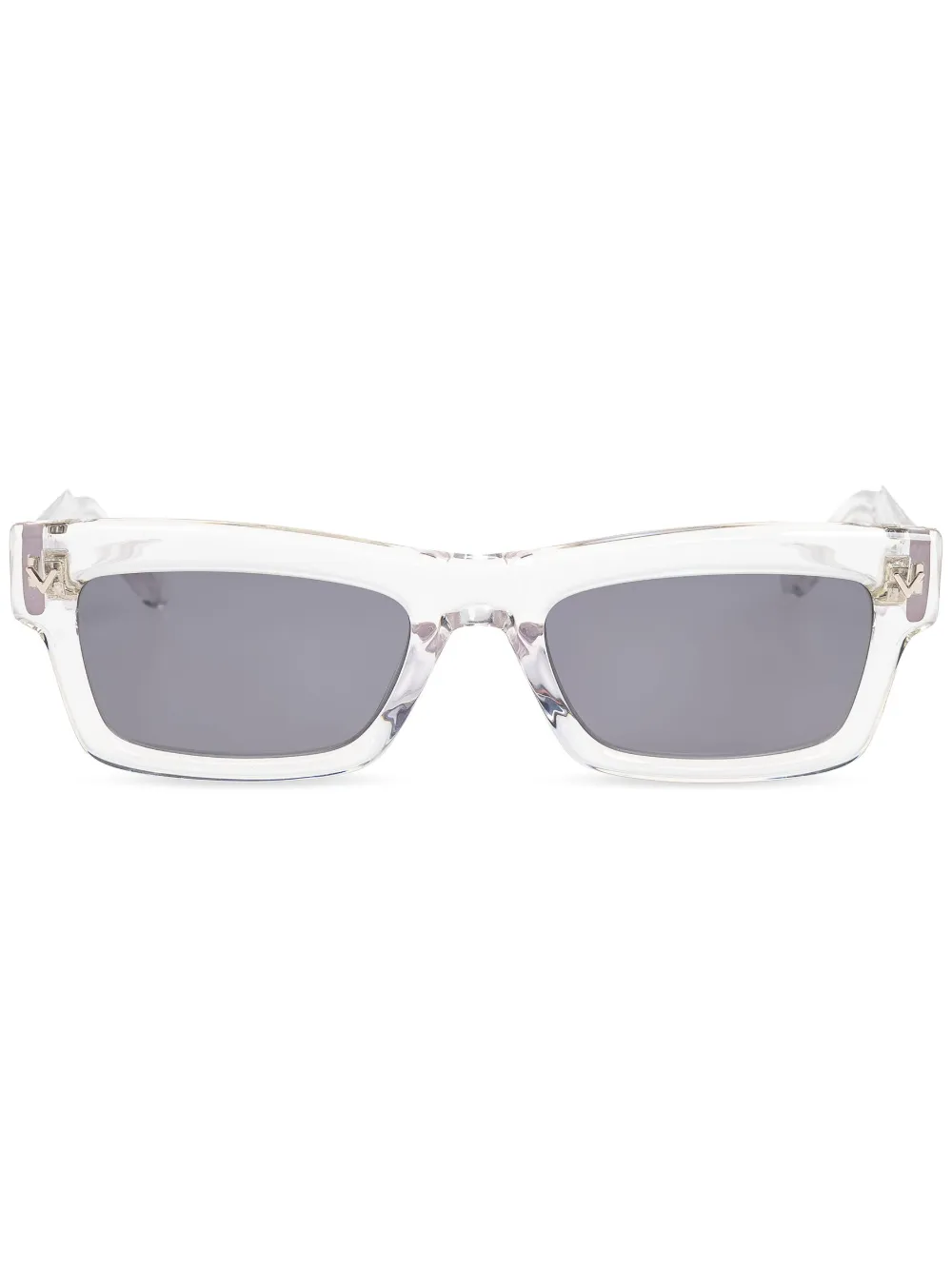 VALENTINO GARAVANI EYEWEAR Zonnebril met vierkant montuur Beige