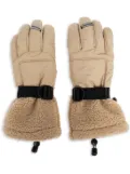 UGG faux-fur trim gloves - Neutrals