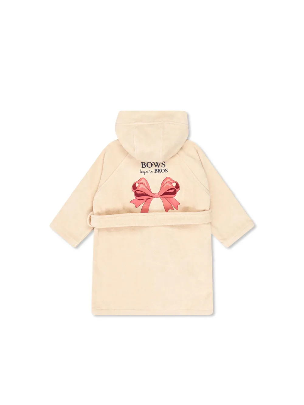 Konges Sløjd Badjas met strikprint - Beige