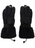 UGG faux-fur trim gloves - Black