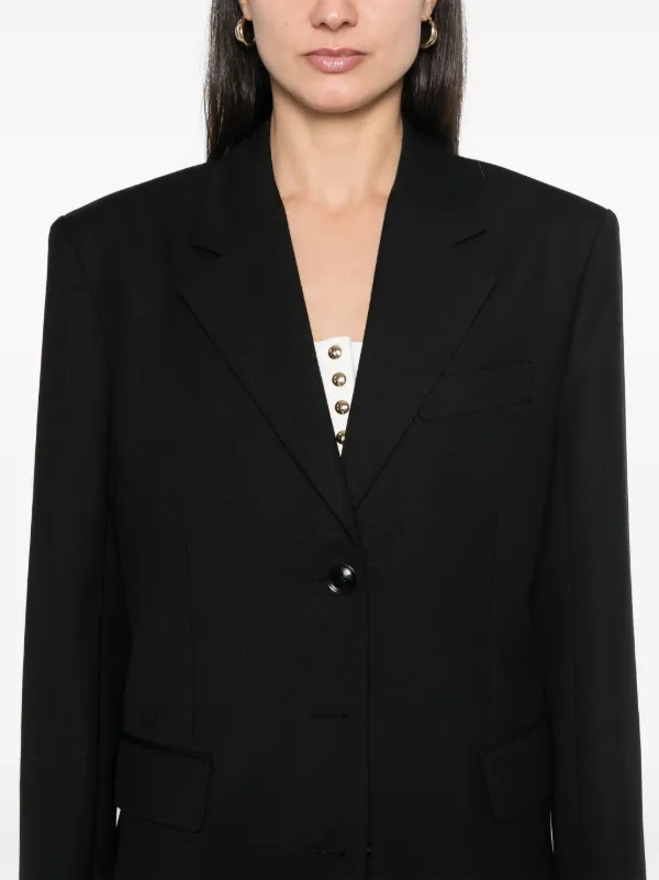 【関税込み】ANINE BING ブラック Sara テーラードジャケット ANINE BING Sara Blazer | Black | FARFETCH AU