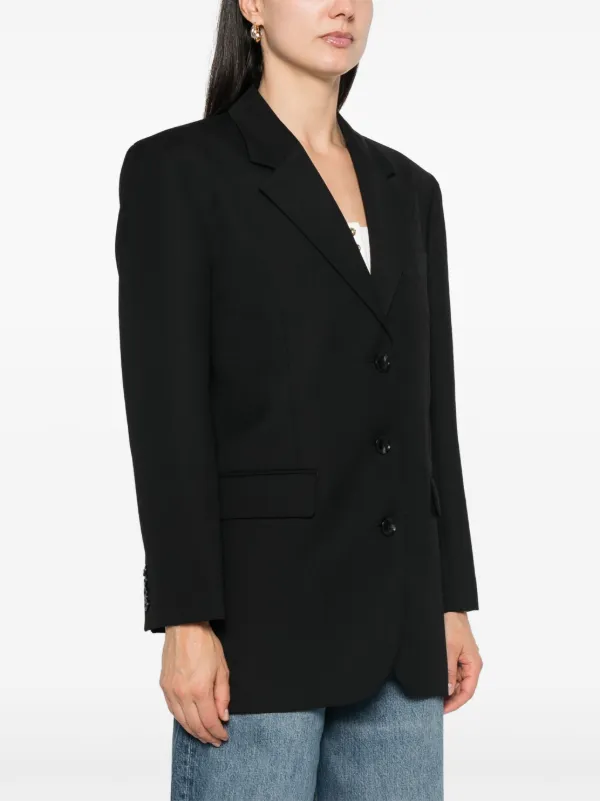 ANINE BING Sara Blazer | Black | FARFETCH AU