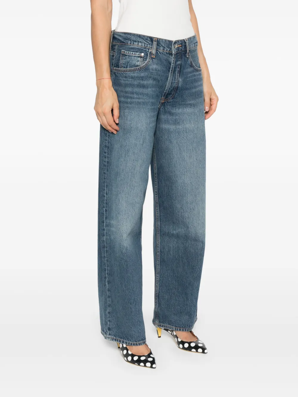 ANINE BING WIDE-LEG JEANS