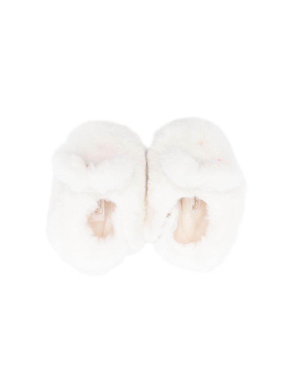 Bonpoint Slippers met pop-up oren Wit