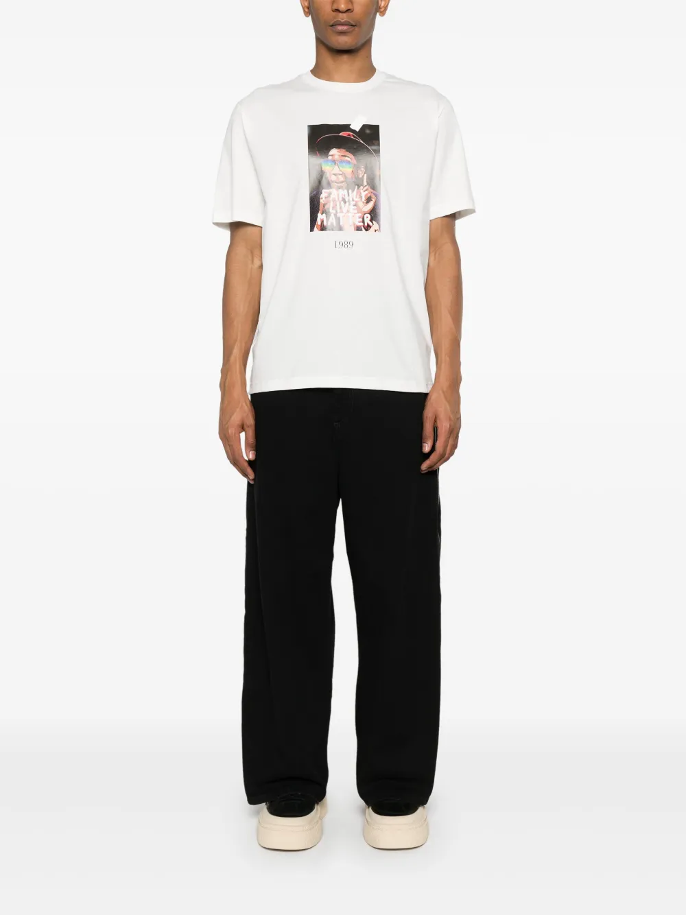 Throwback. FamilyM T-shirt - Wit