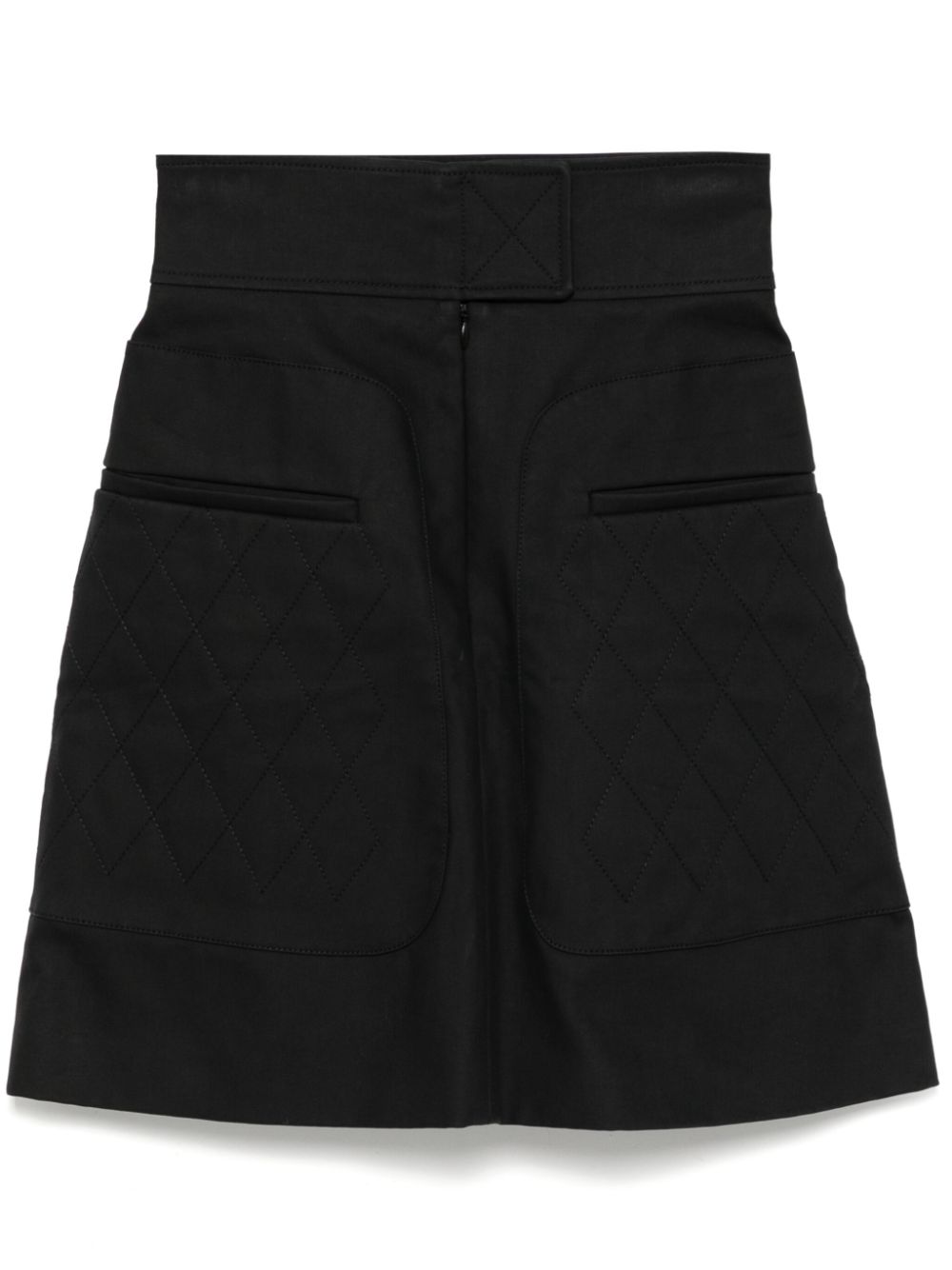 2020s quilted A-line skirt