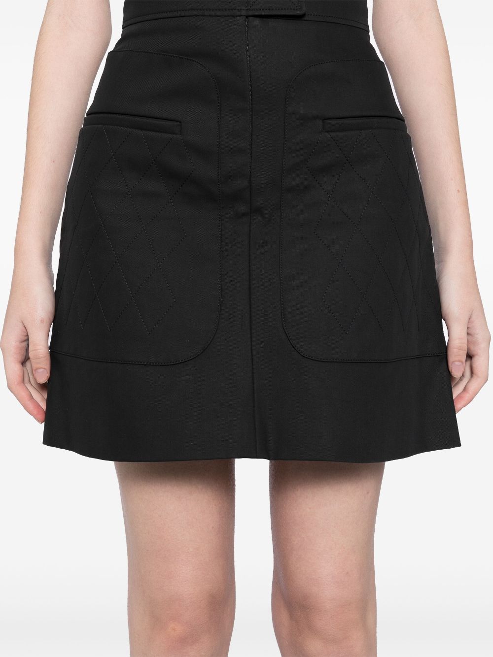 Christian Dior 2020s quilted A-line skirt Women