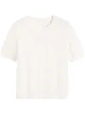 Chinti & Parker fine-knit merino T-shirt - White