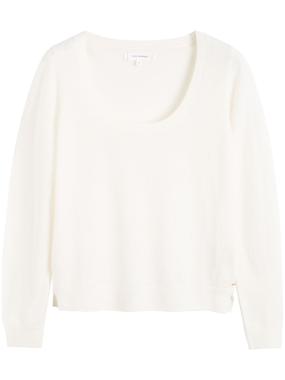 scoop-neck jumper