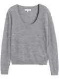 Chinti & Parker merino scoop-neck sweater - Grey