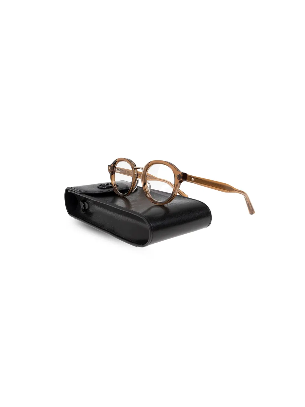 VALENTINO GARAVANI EYEWEAR Bril met rond montuur Bruin