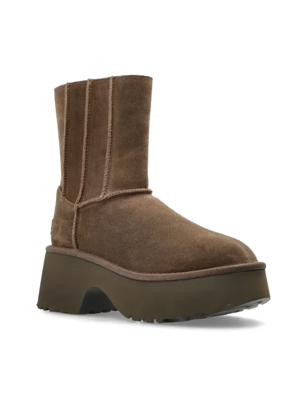 UGG 70mm Classic Twist Boots Brown FARFETCH IN