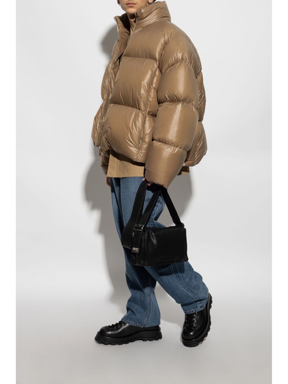 Jil Sander feather-down jacket - Bruin