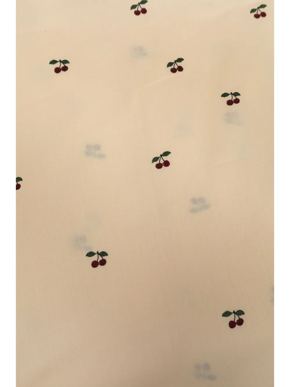 Konges Sløjd Cherry-embroidery Duvet Cover In Neutrals