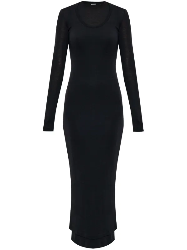chinese dress ladies PinkBlush Petite Black Solid Off Shoulder Maternity Maxi Dress main image 1